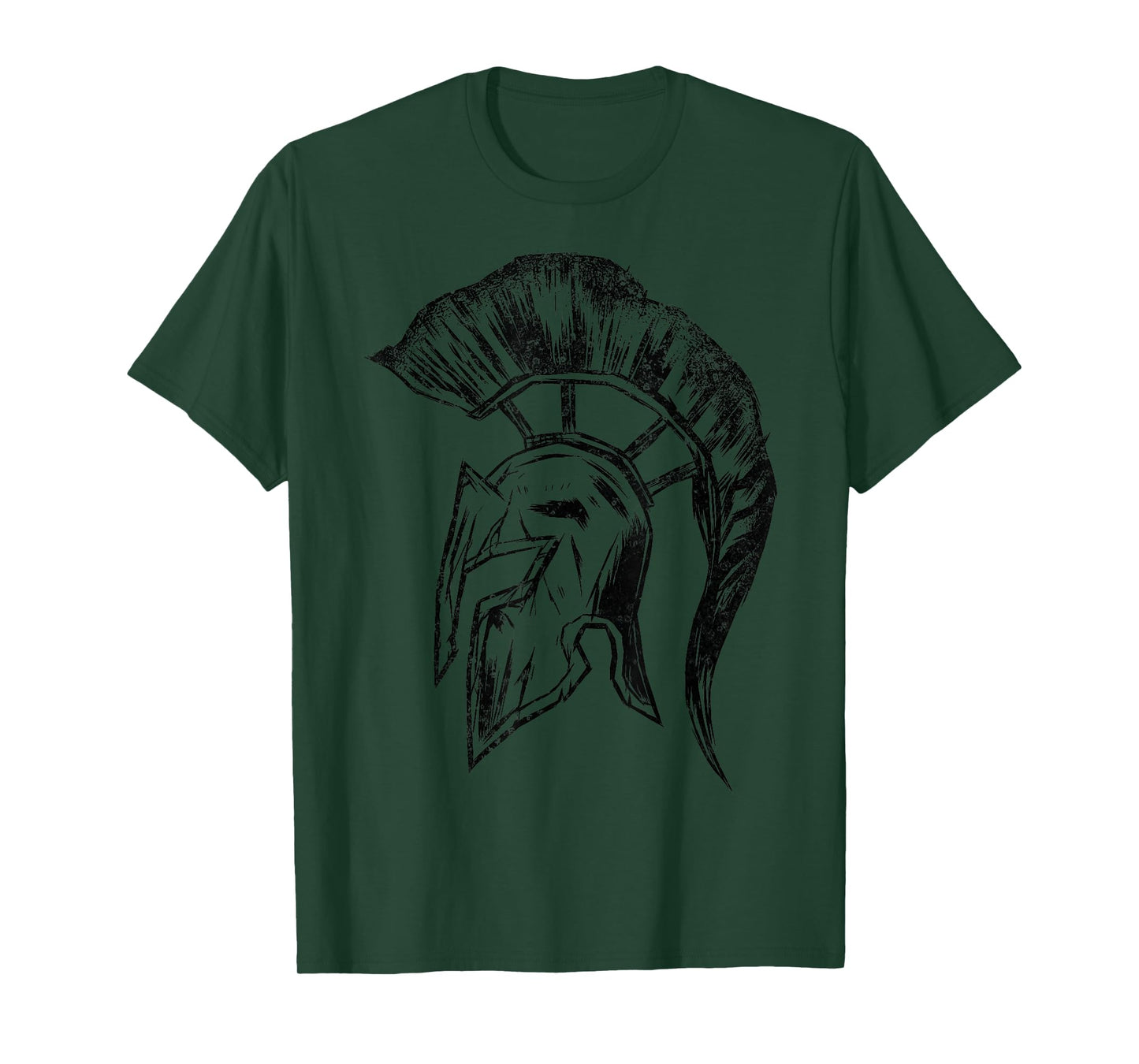 Retro Vintage Spartan Helmet Warrior Trojan Warrior T-Shirt