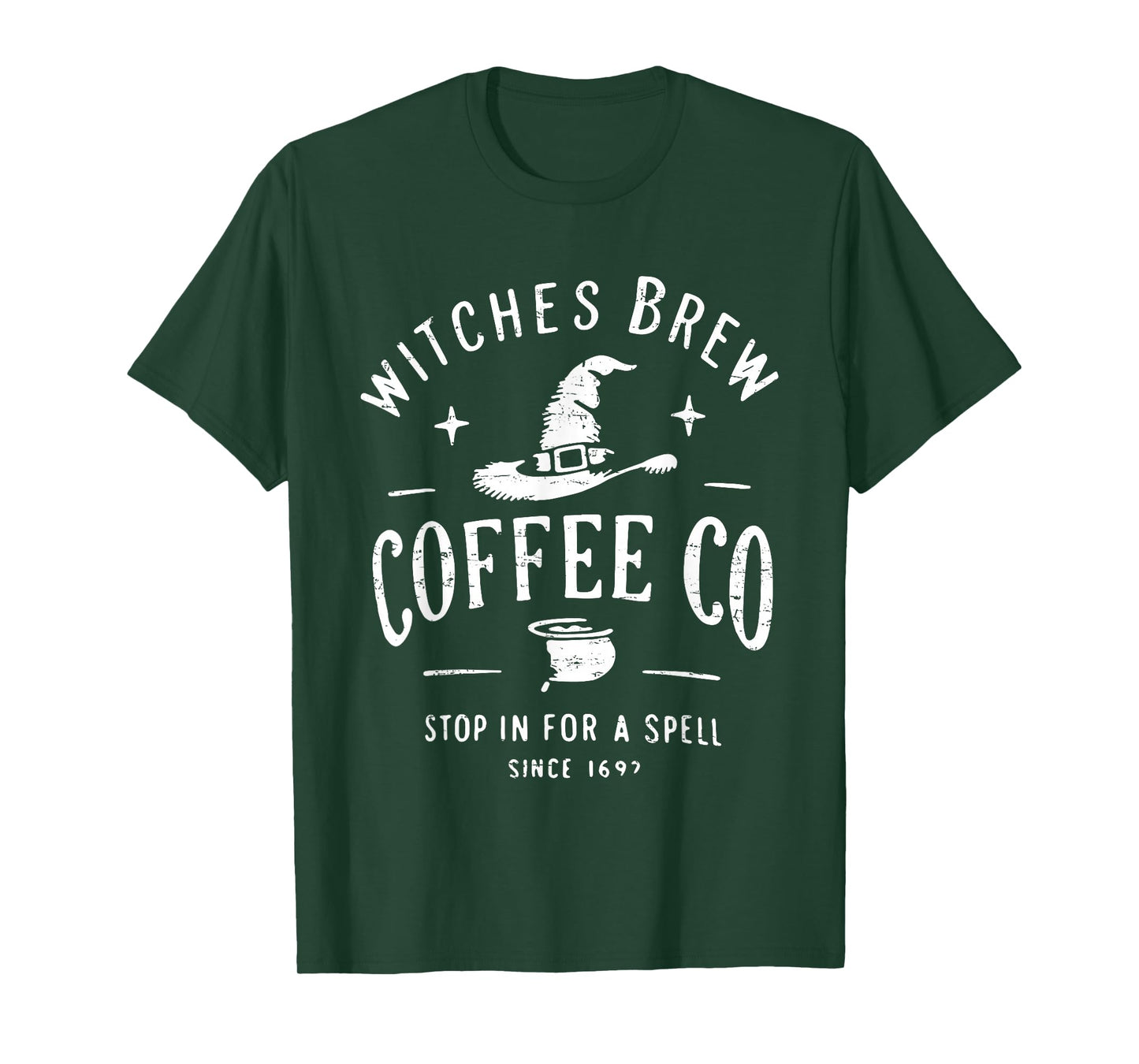 Witches Brew Coffee Co 1692 Stop in for A Spell Witchy T-Shirt