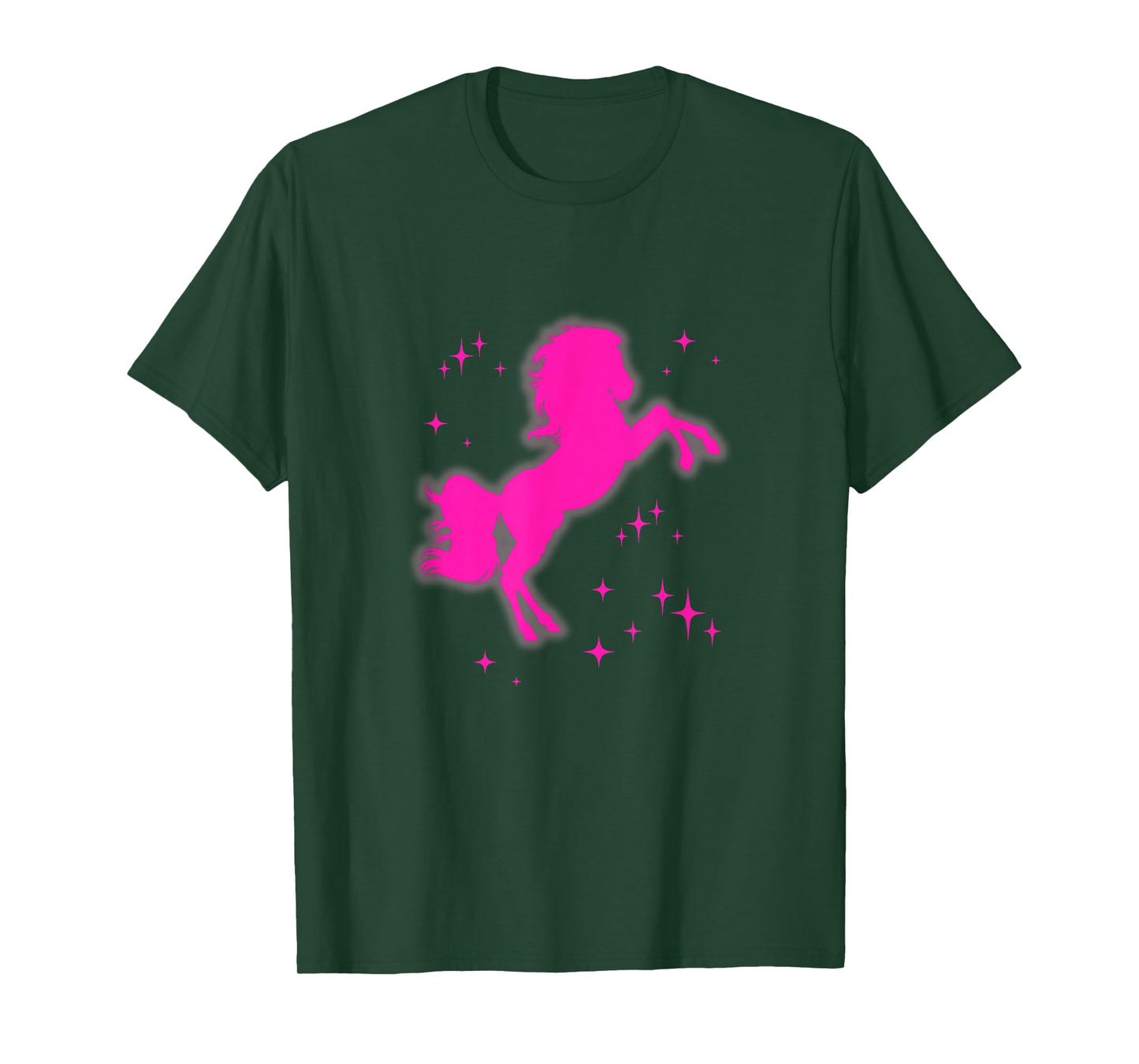 Pony and Heels Lover Pink Girls Clubs Disco Birthday Cowgirl T-Shirt