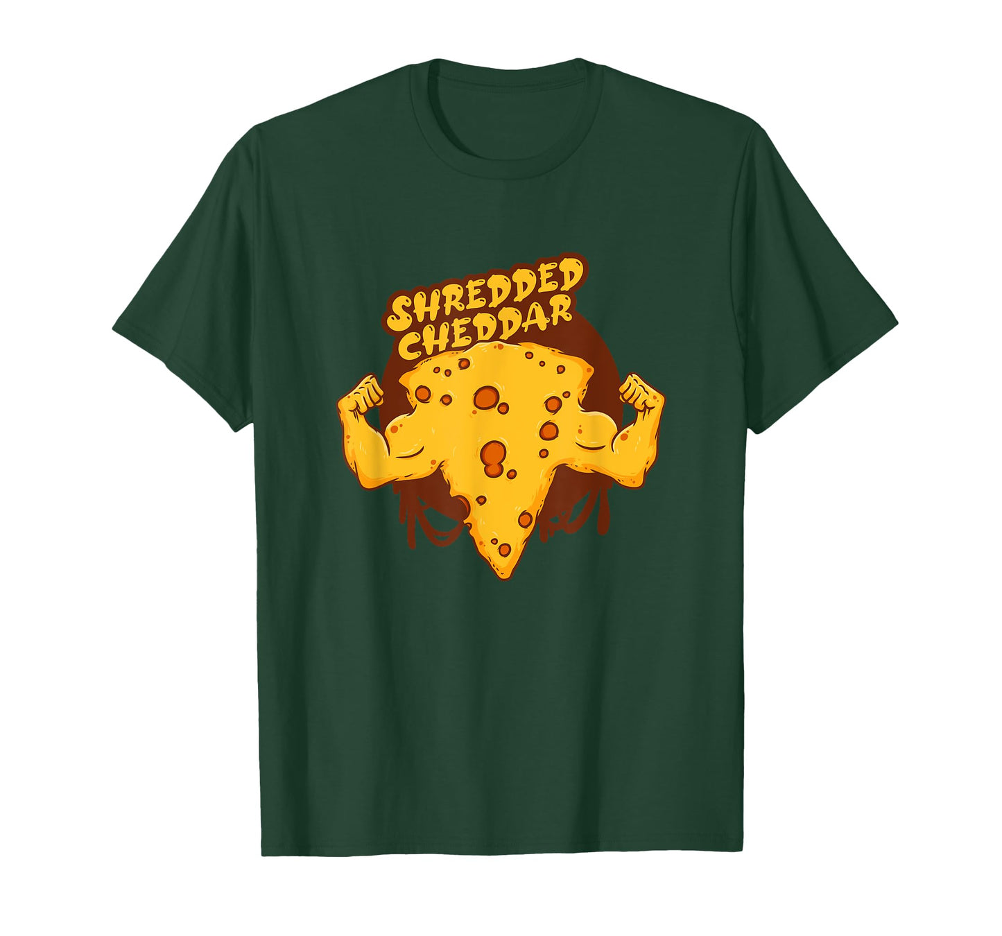 Shredded Cheddar Cheese Funny Cheese For Cheese Lovers T-Shirt