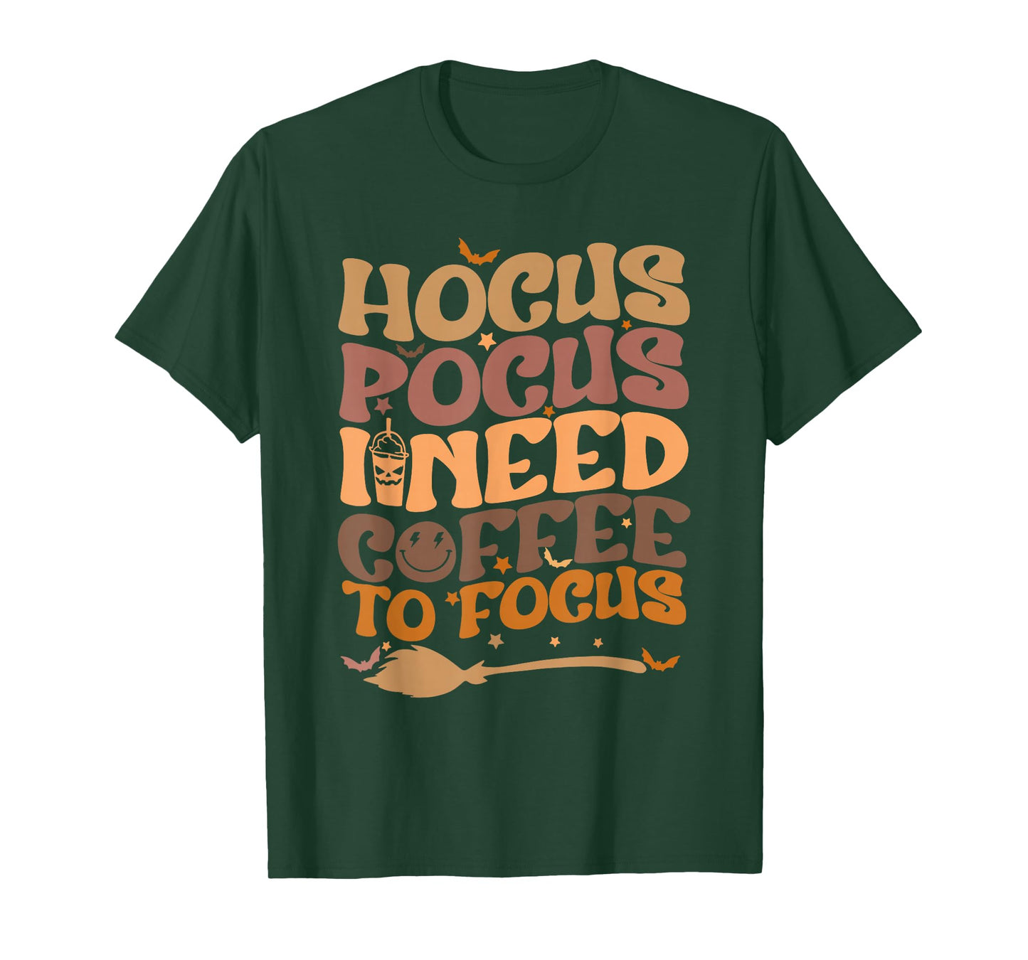 Hocus Pocus I Need Coffee to Focus T-Shirt