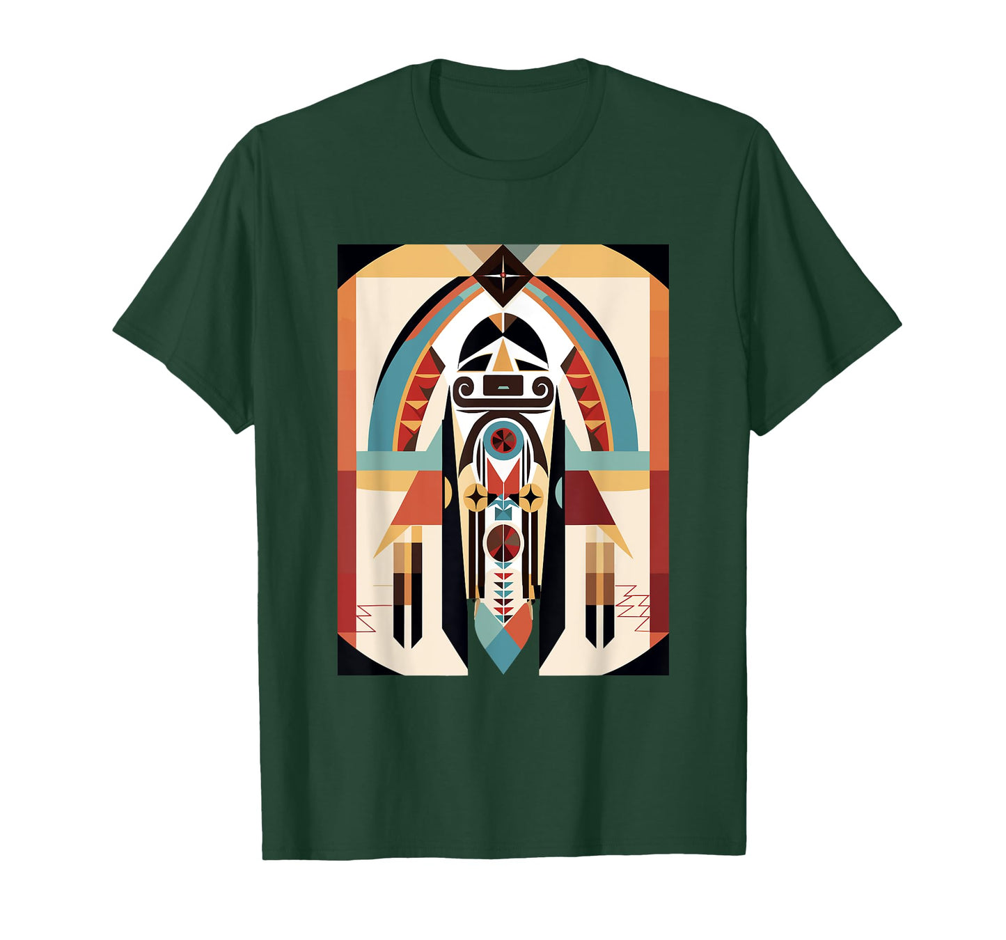 Hopi Art Design American Style Kachina T-Shirt