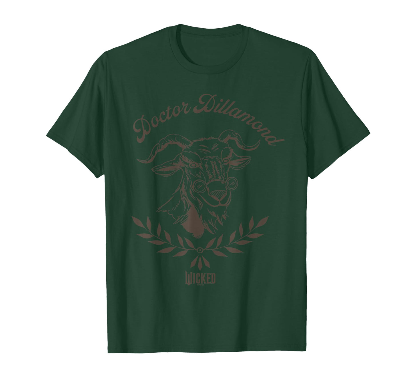 Wicked Dr. Dillamond Laurels Portrait T-Shirt