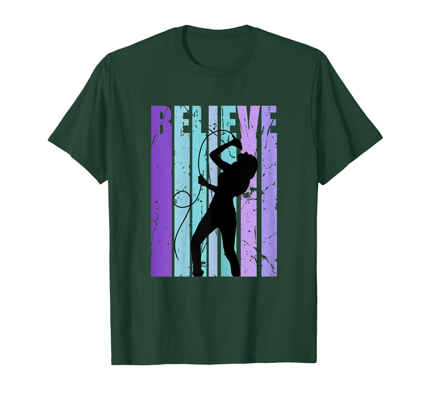 Retro Singer Womens Girls Pop Star Singing Performer Artist T-Shirt
