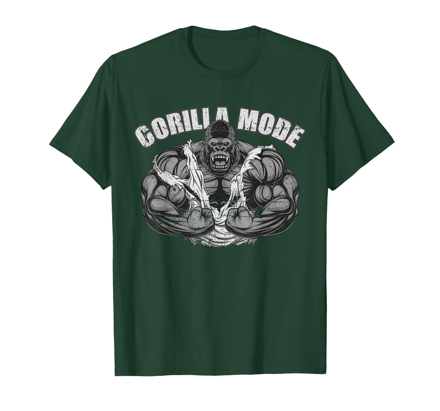 Gorilla Mode Gym Ape Fitness Coach Swole Monkey T-Shirt