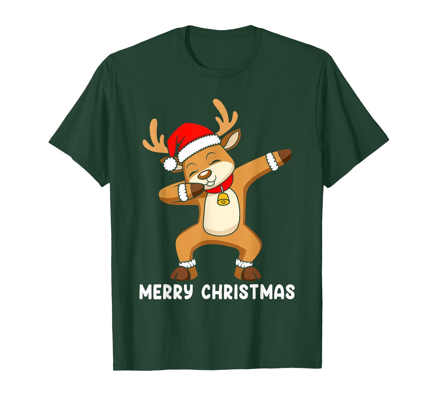 Merry Christmas Reindeer Funny Xmas Family Men Women Kids T-Shirt