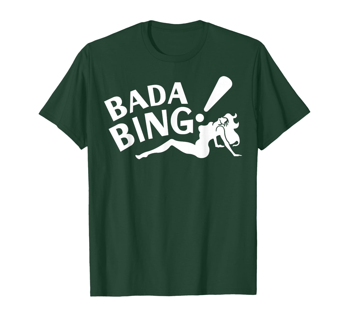 Vintage Funny Bada Sarcastic Bing Retro Sexy Girl Bada Bam T-Shirt