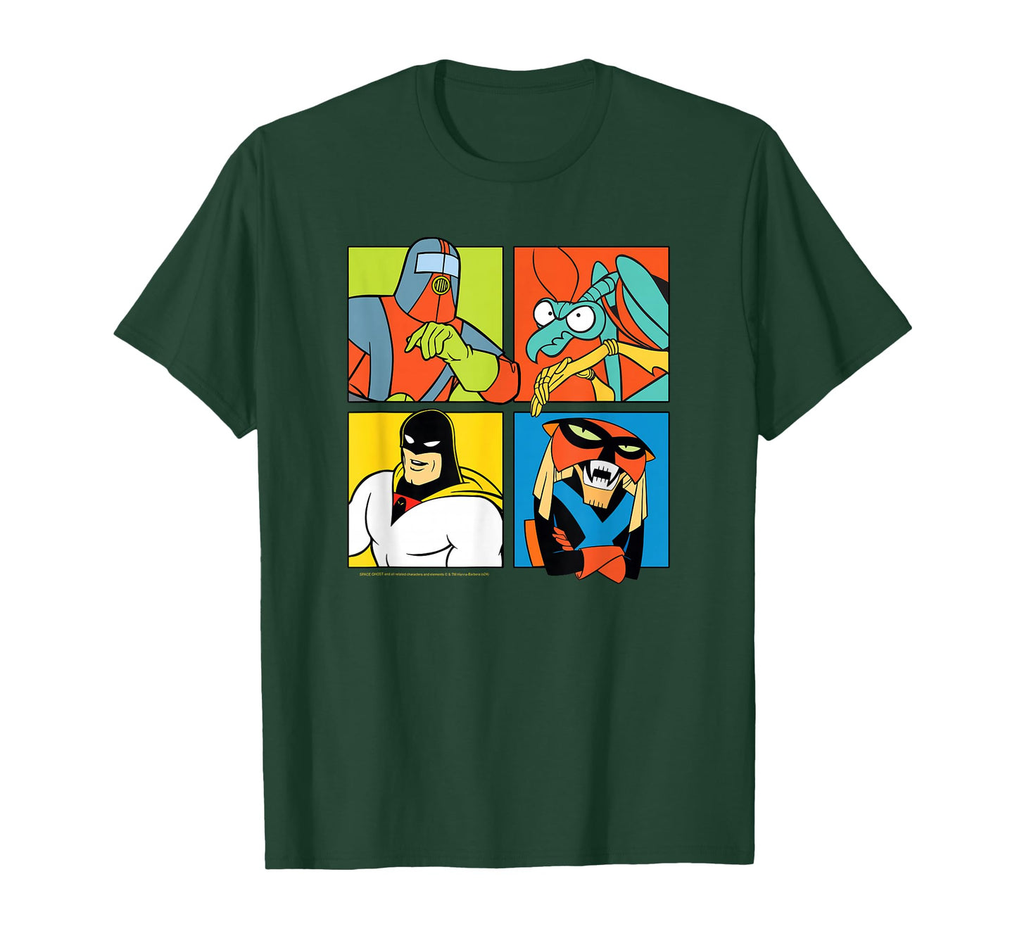 Space Ghost Coast to Coast Hero Villains T-Shirt