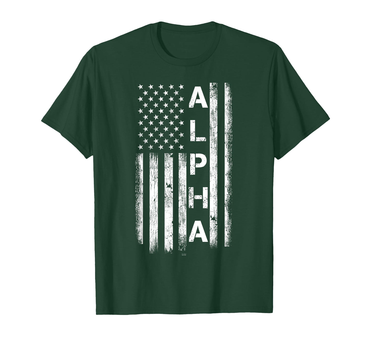 Gym ALPHA-FLAG Workout Bodybuilding Fitness Cool Graphic T-Shirt