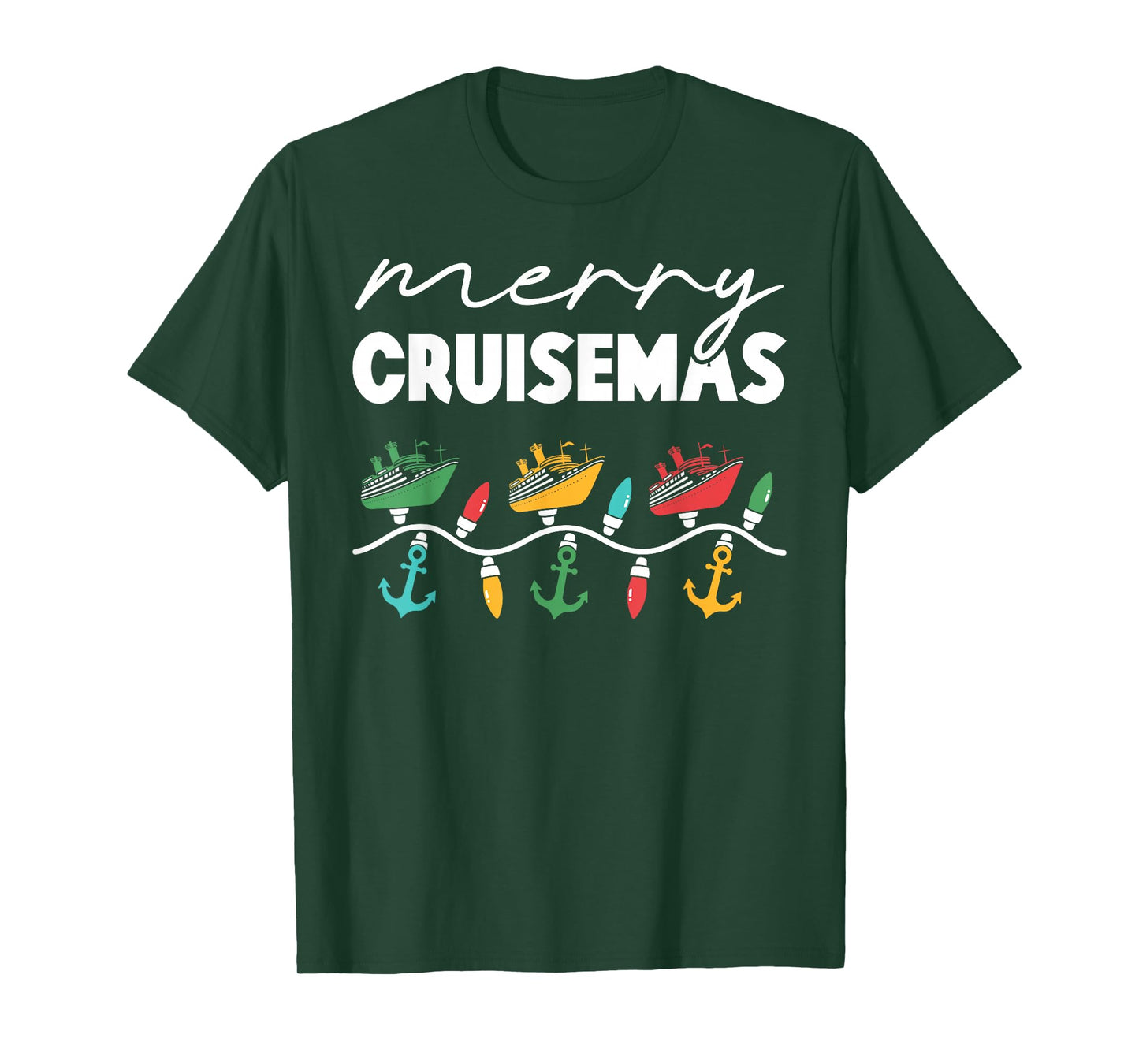 Merry Cruisemas Christmas Cruise Ship Matching Family T-Shirt