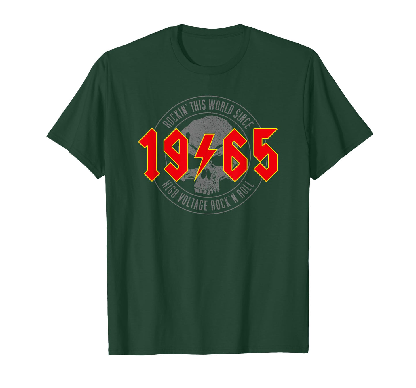 Rockin' Since 1965 Classic Rock 1965 Birthday T-Shirt