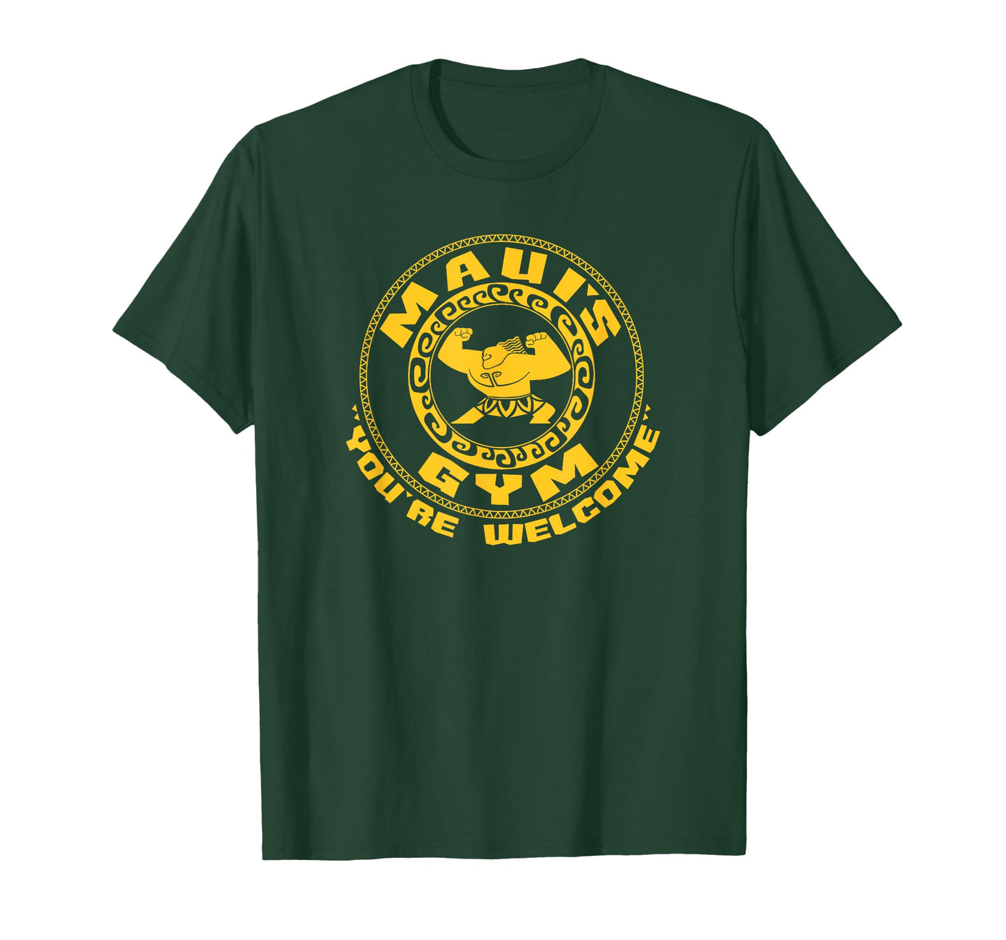 Disney Moana Maui's Gym Circle Logo T-Shirt