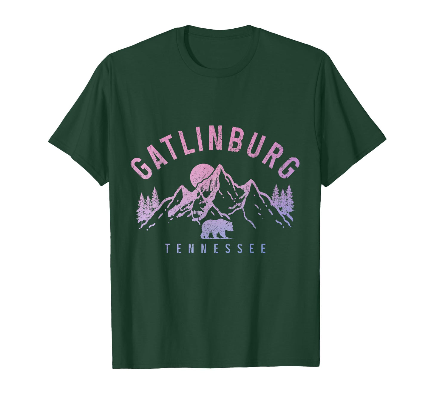 Gatlinburg Tennessee Mountains Bear Nature Vintage T-Shirt