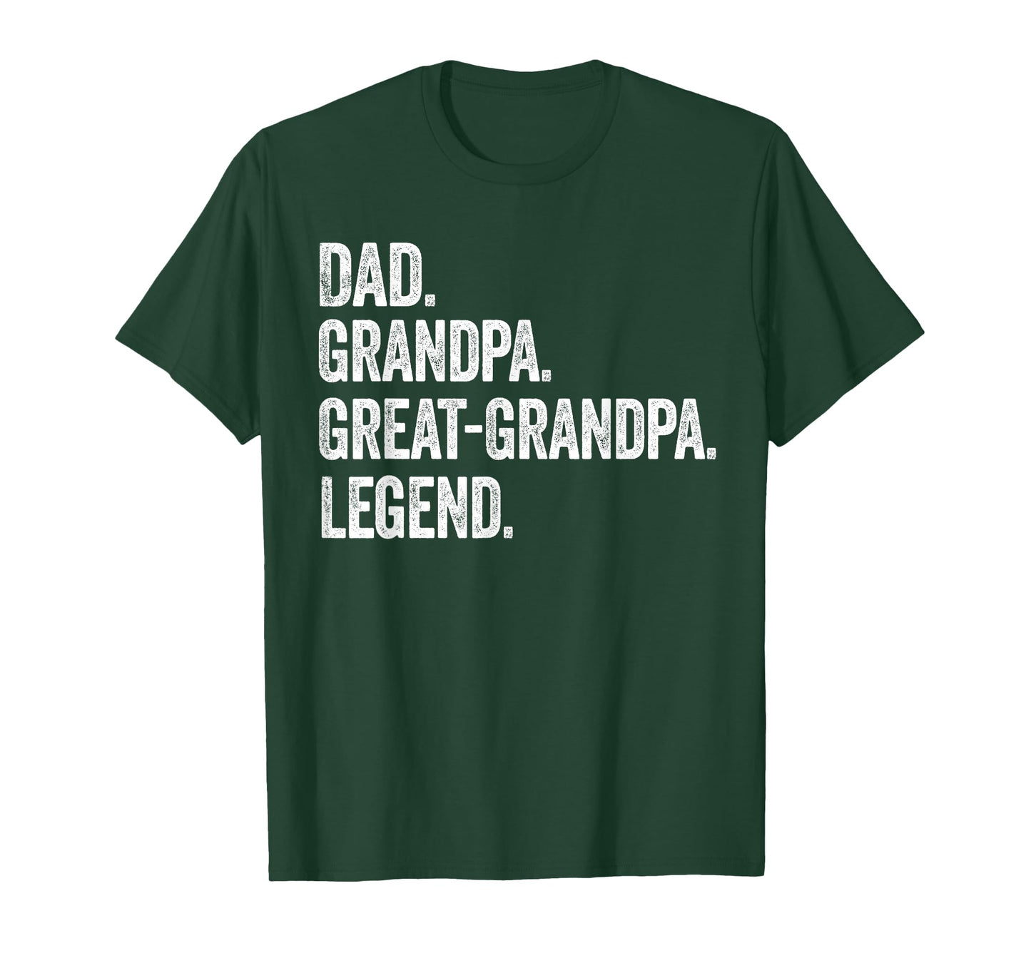 Dad Grandpa Great-Grandpa Legend Vintage Distressed Graphic T-Shirt