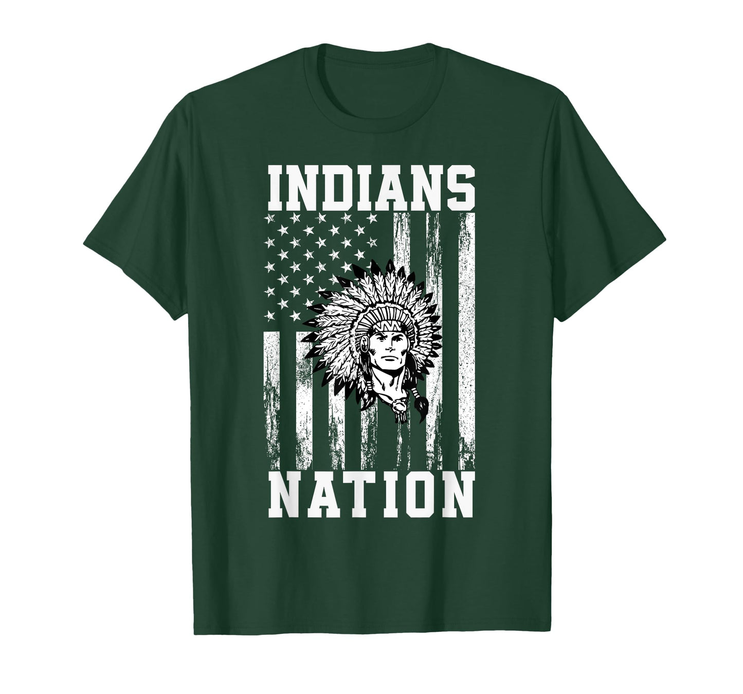 Shamokin Area Indians Logo Nation HS T-Shirt