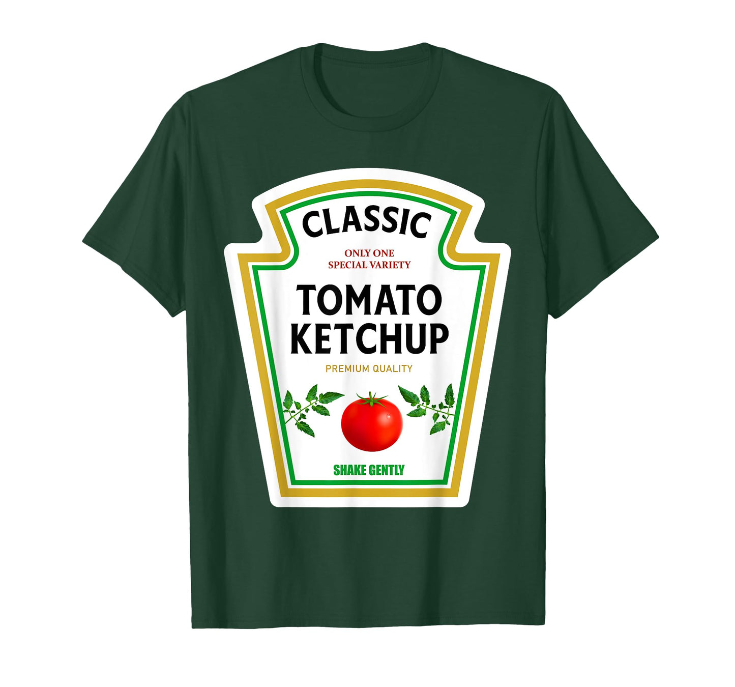 Ketchup Halloween 2024 Costume Matching Mustard Condiments T-Shirt