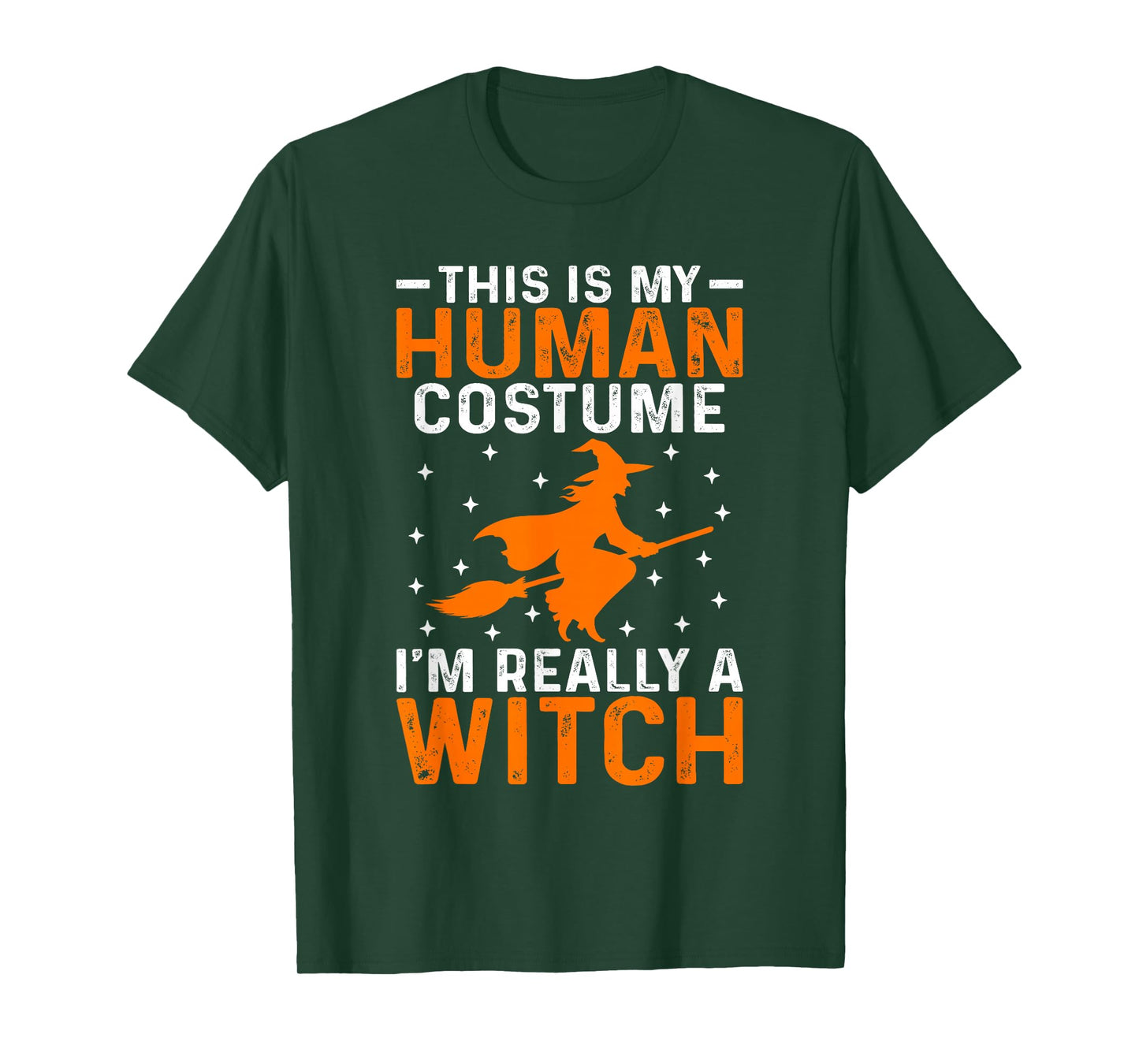 This is My Human Costume I'm Really a Witch Halloween Funny T-Shirt