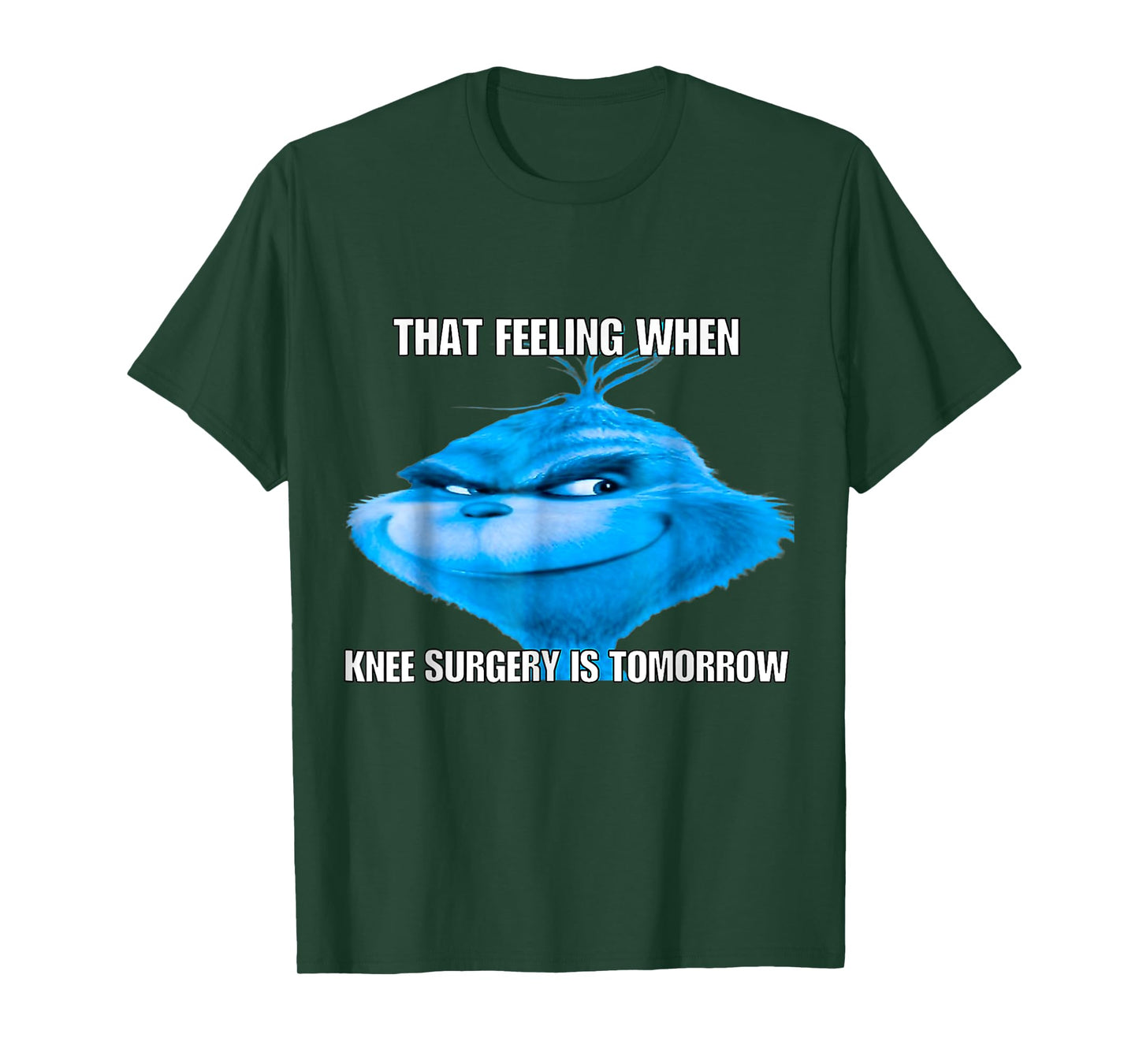 That Feeling When Knee Surgery Is Tomorrow Bird Funny Meme T-Shirt