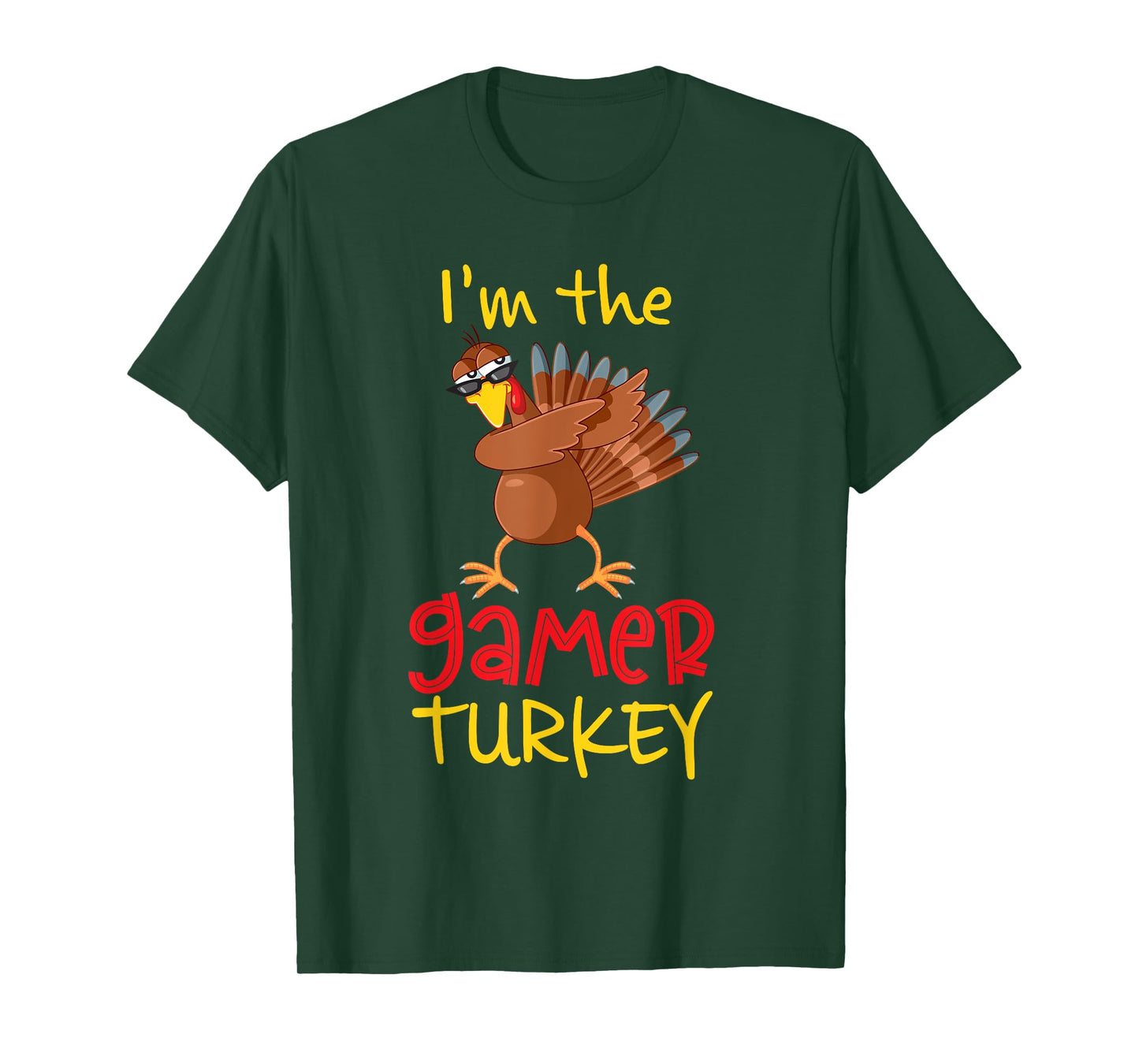 Funny Gamer Turkey Matching Family Group Thanksgiving Party T-Shirt