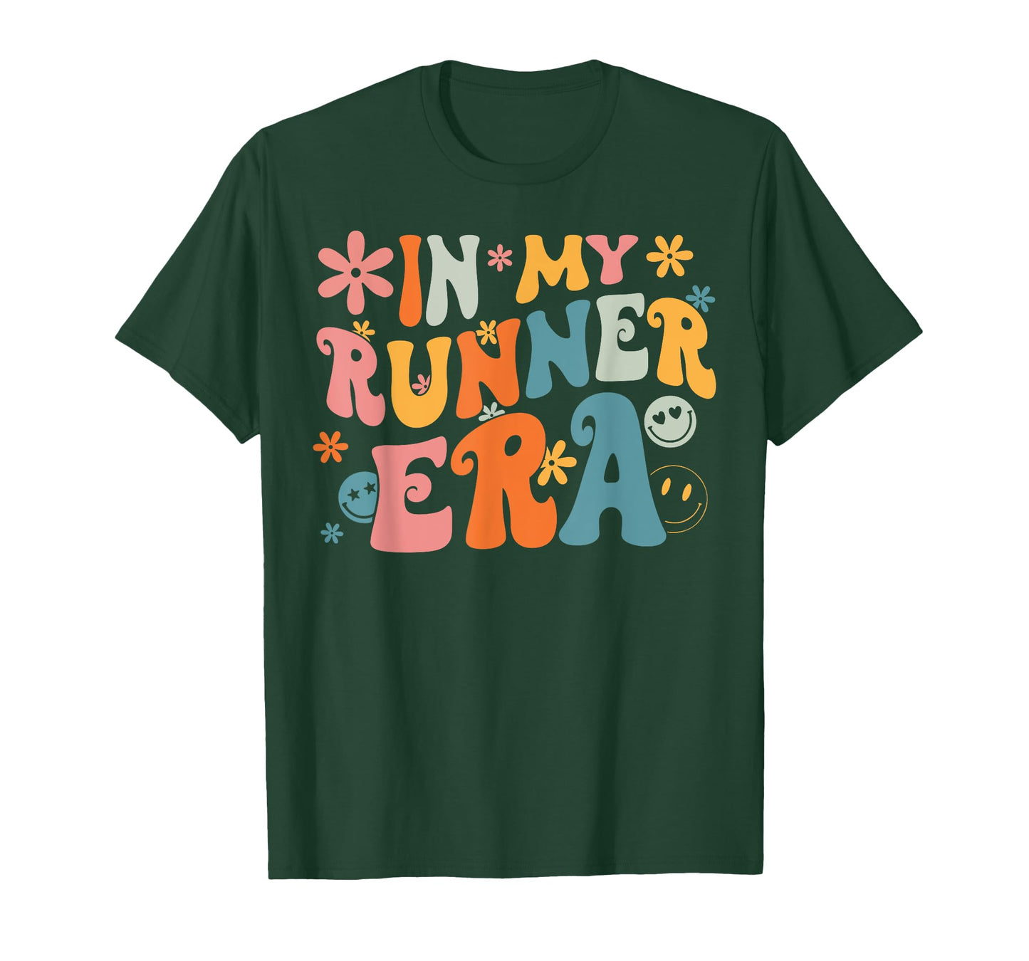 In My Runner Era Groovy Retro Women Running Lover Runner T-Shirt