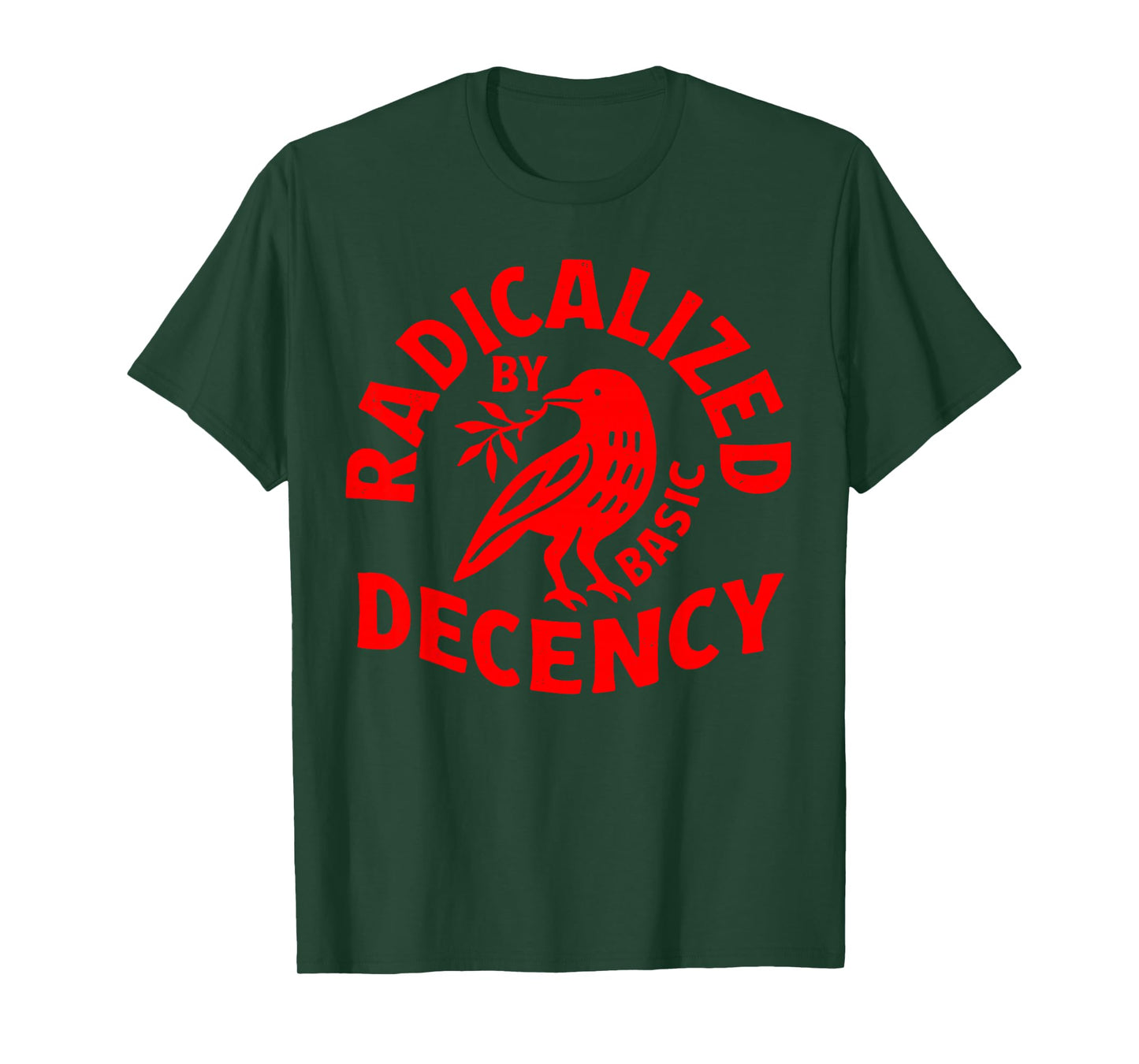 Vintage Radicalized by Basic Decency Crow Floral T-Shirt
