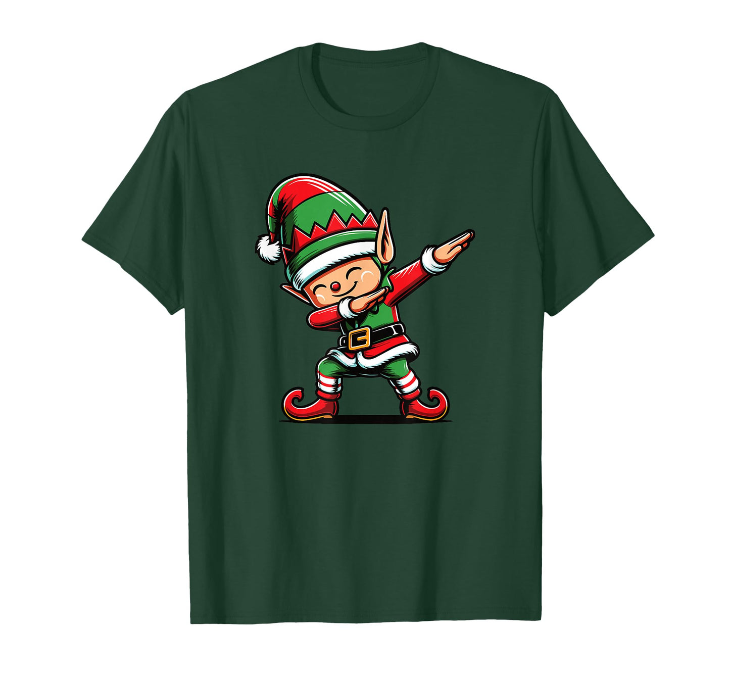 Dabbing Christmas Elf Dab Christmas T-Shirt