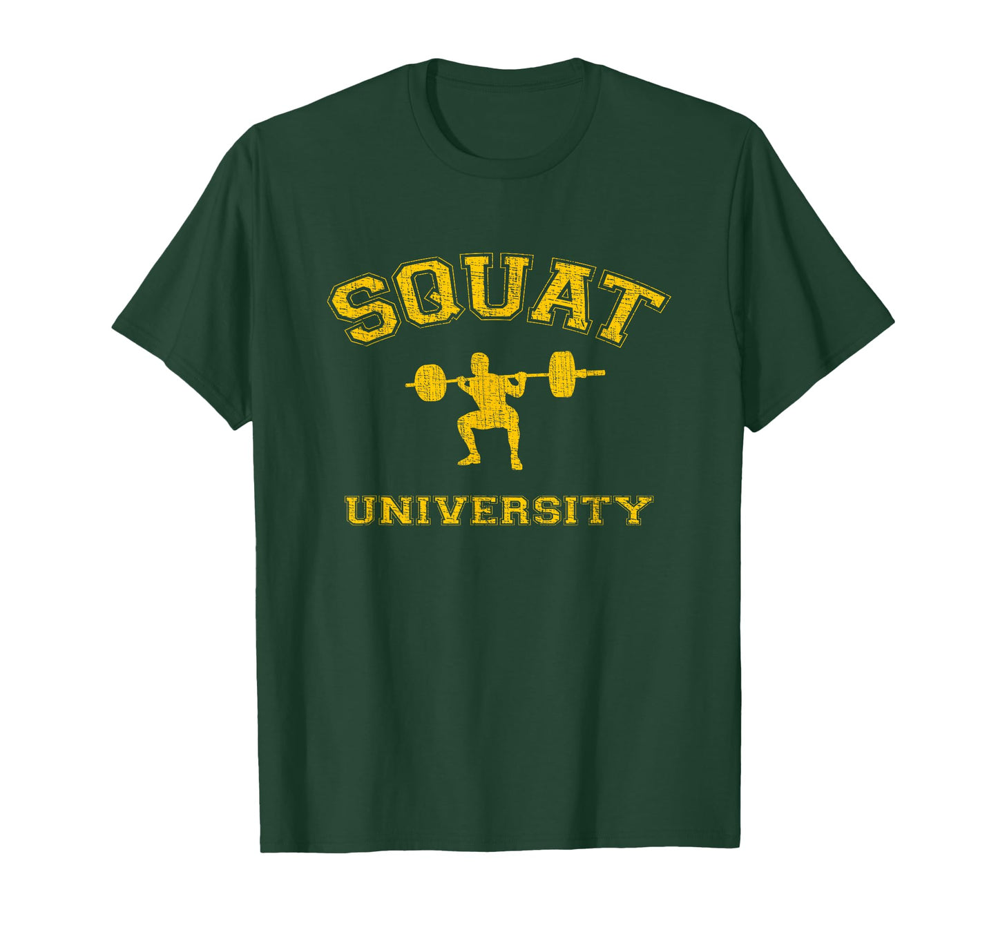 Classic College-style Squat University T-Shirt T-Shirt