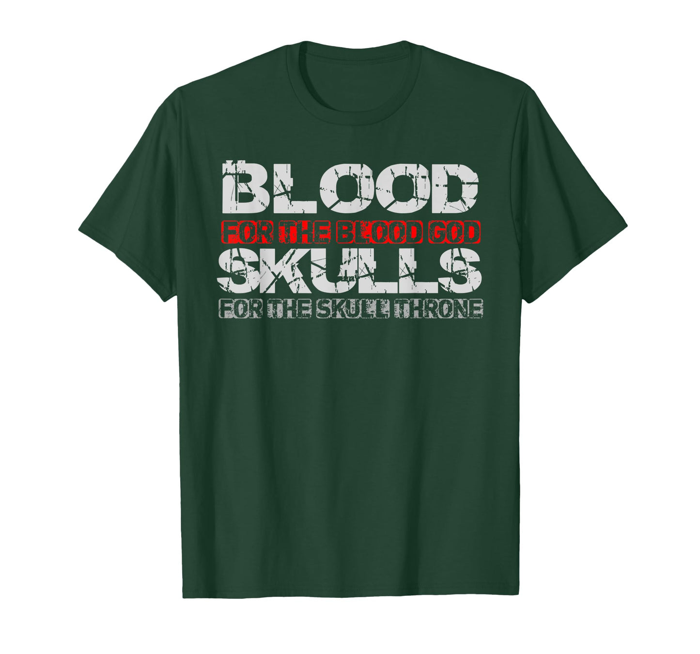 Vintage Blood For The Blood God Skulls For The Skull Throne T-Shirt