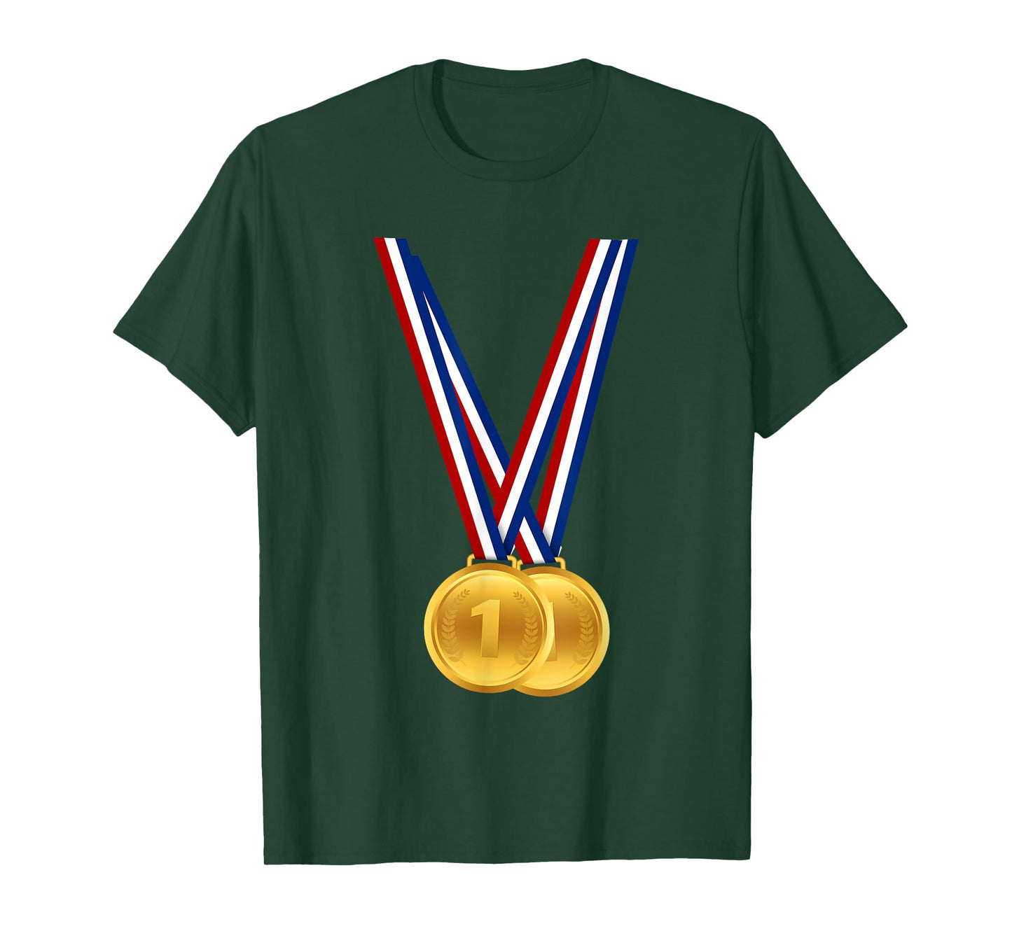 Gold Medals Funny Winners And Champions Gift Birthday T-Shirt