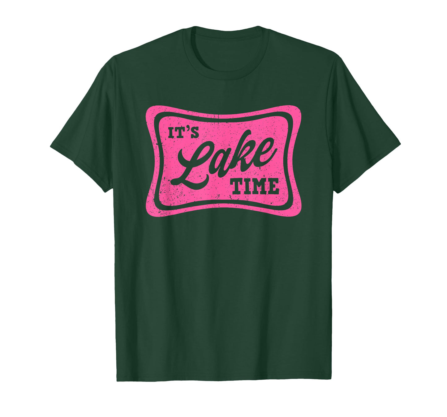 It's Lake Time, Retro Lake Life, Summer Lake Days Vacation T-Shirt