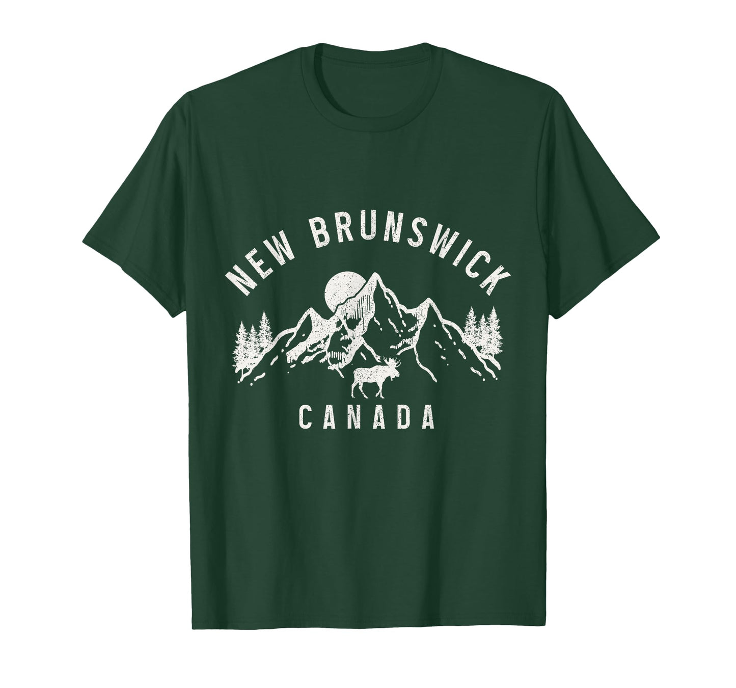 New Brunswick Canada Mountains Moose Nature Lover T-Shirt