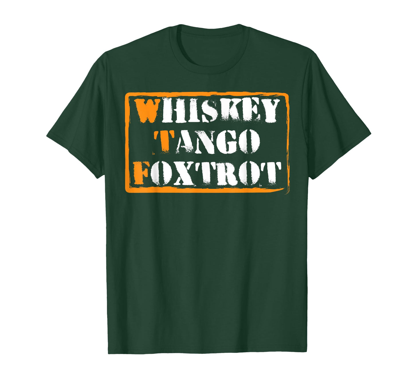 Whiskey Tango Foxtrot WTF Badge Sign T-shirt