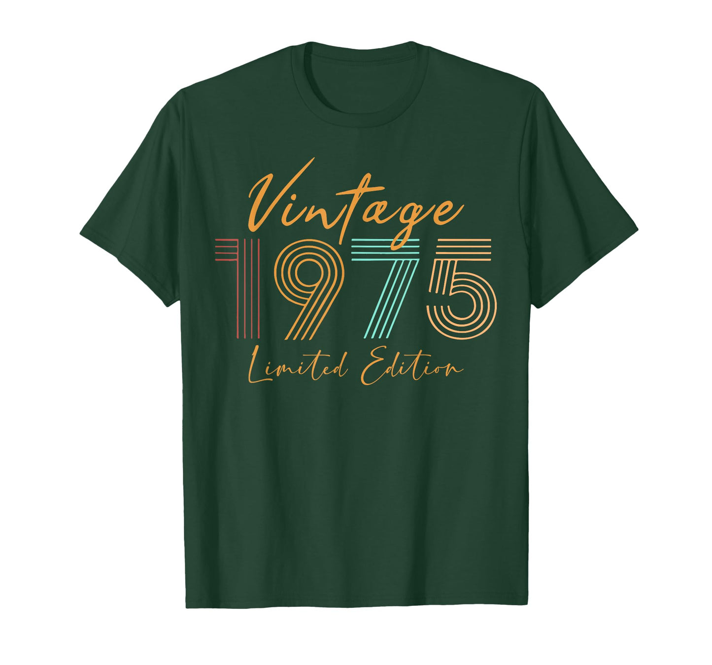 Vintage 1975 Limited Edition 50 Year Old Gifts 50th Birthday T-Shirt