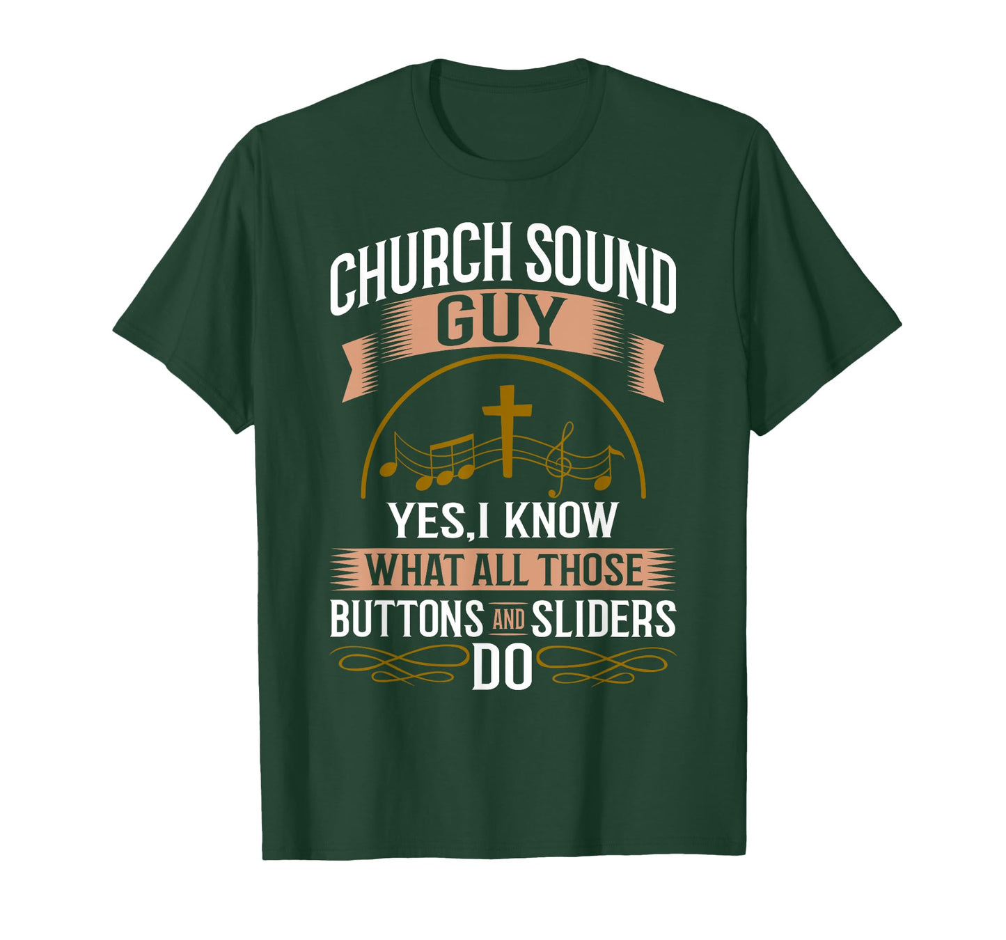 Church Sound Engineer Audio System Music Christian T-Shirt