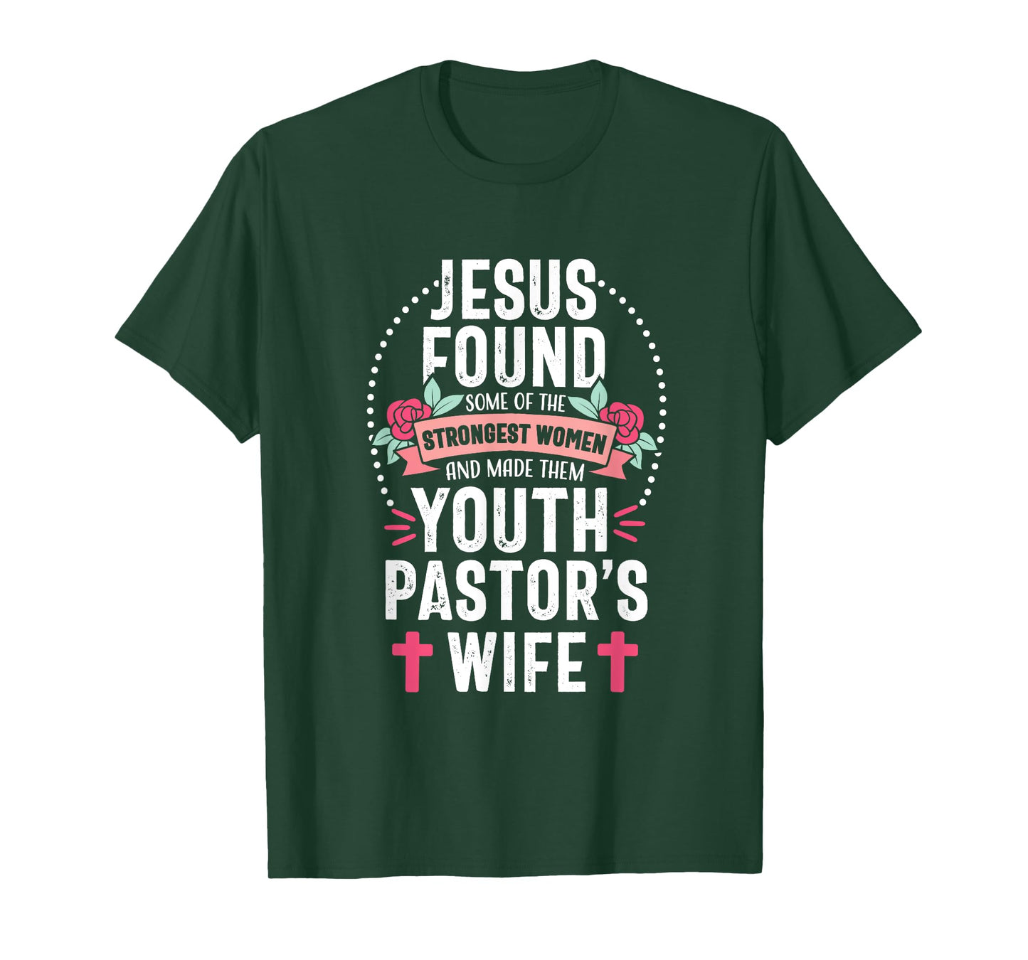 Youth Pastor Wife Jesus Christian Church Appreciation T-Shirt