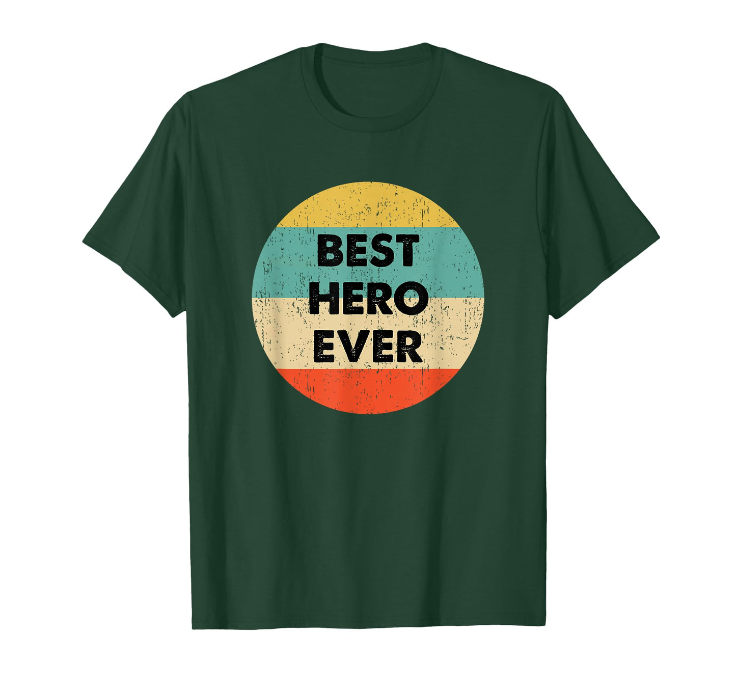 Hero Shirts & Gifts Hero T-Shirt Unisex-Adults Black Small Classic Fit Crew Neck Short Sleeve