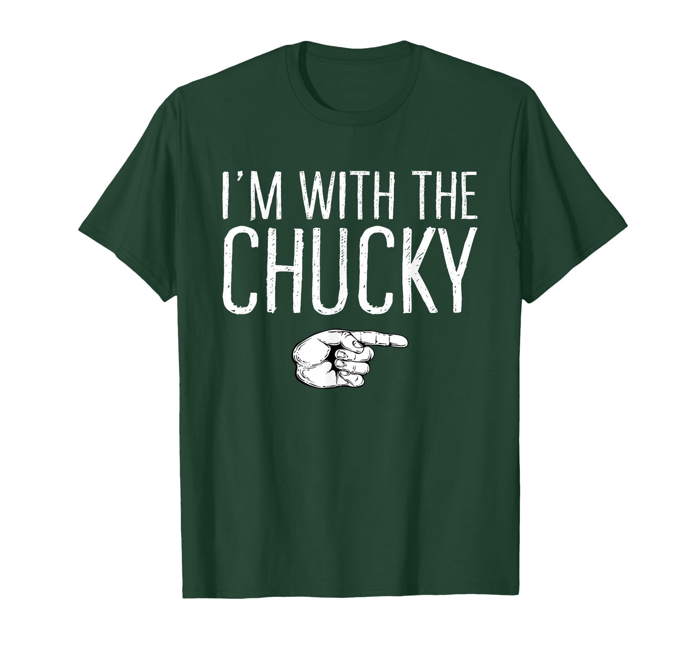 I'm With The Chucky Matching Costume Lazy Halloween Party T-Shirt