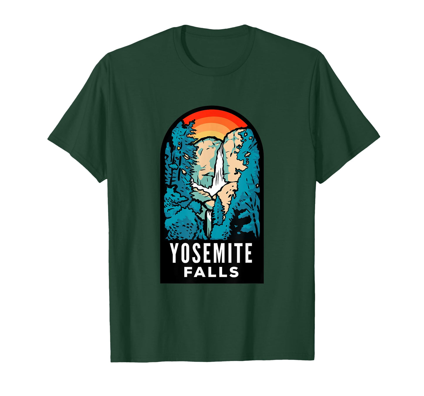 Yosemite Falls Retro T-Shirt