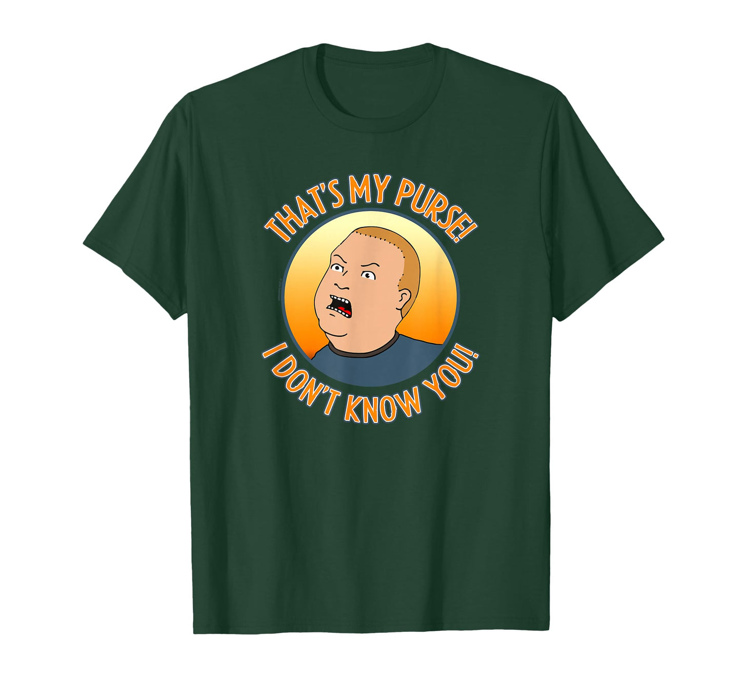 King of the Hill Bobby That's My Purse Yell Cartoon T-Shirt