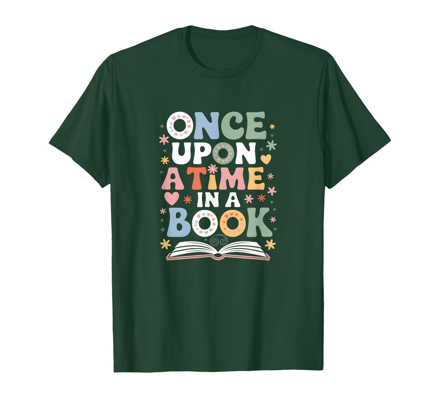 Once Upon a Time in a Book - Whimsical Storytelling T-Shirt