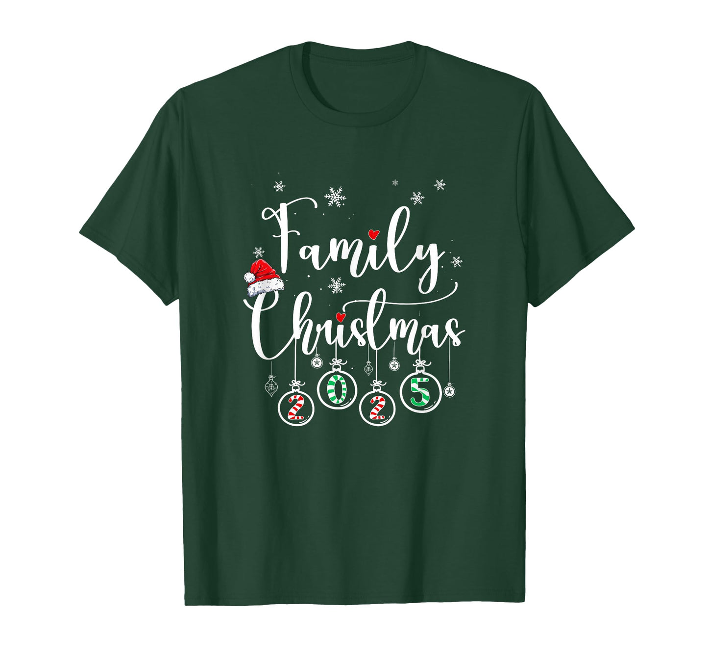 Christmas Family 2025 Cute Matching Outfit Xmas Squad T-Shirt