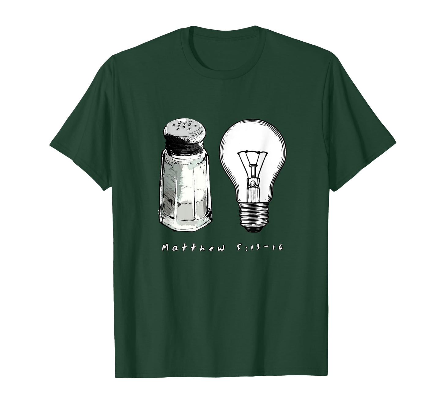 Funny Salt and Light Christian Bible Verse Tee T-Shirt