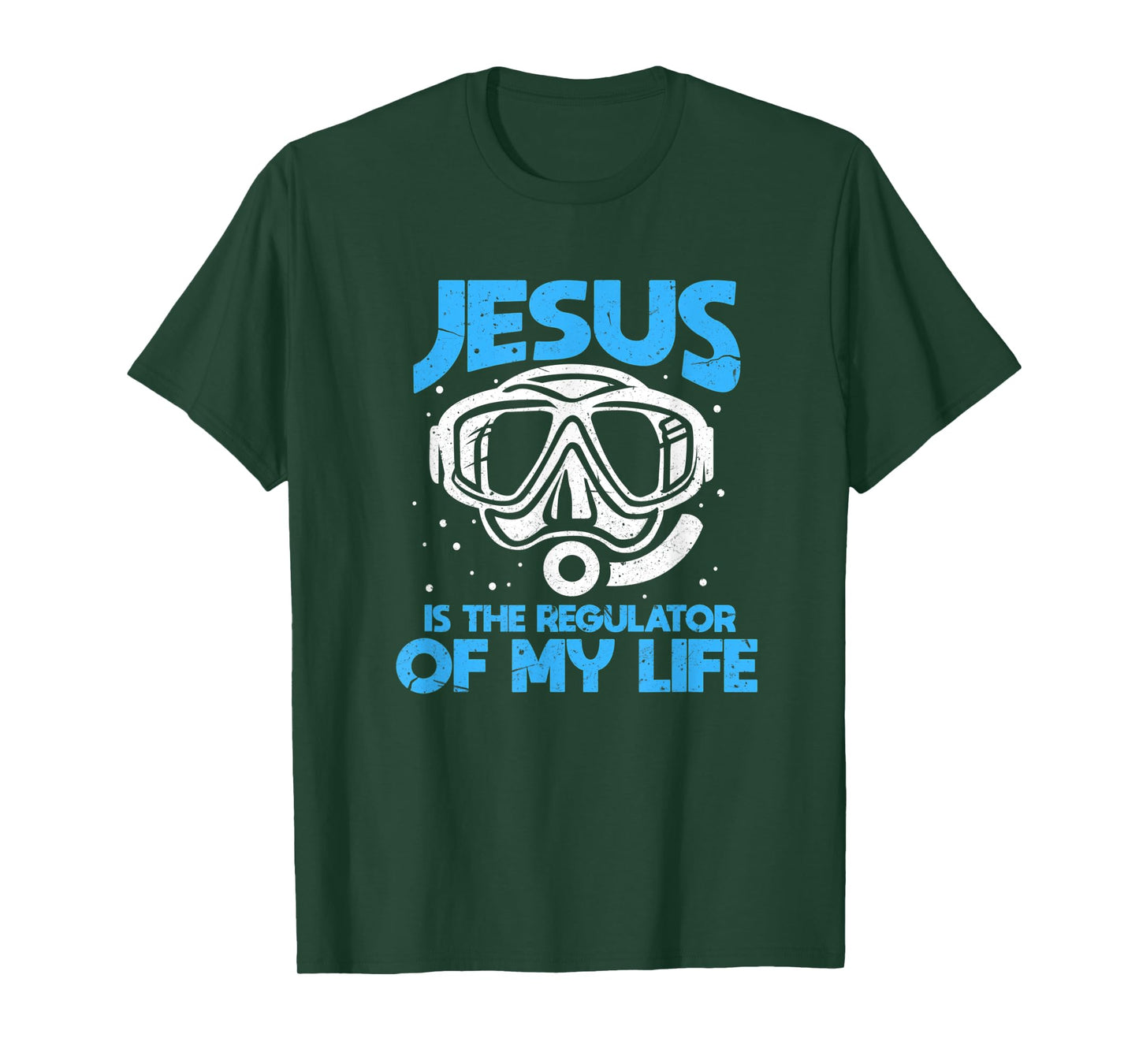 Jesus Regulator Diving Ocean Freediving Sea Apnea Dive Gift T-Shirt