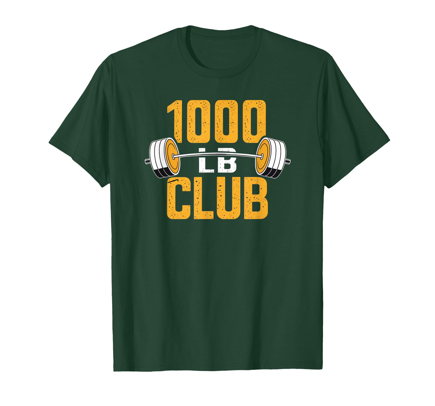 1000 LB Pound Club Strong Weightlifting and Powerlifting Gym T-Shirt