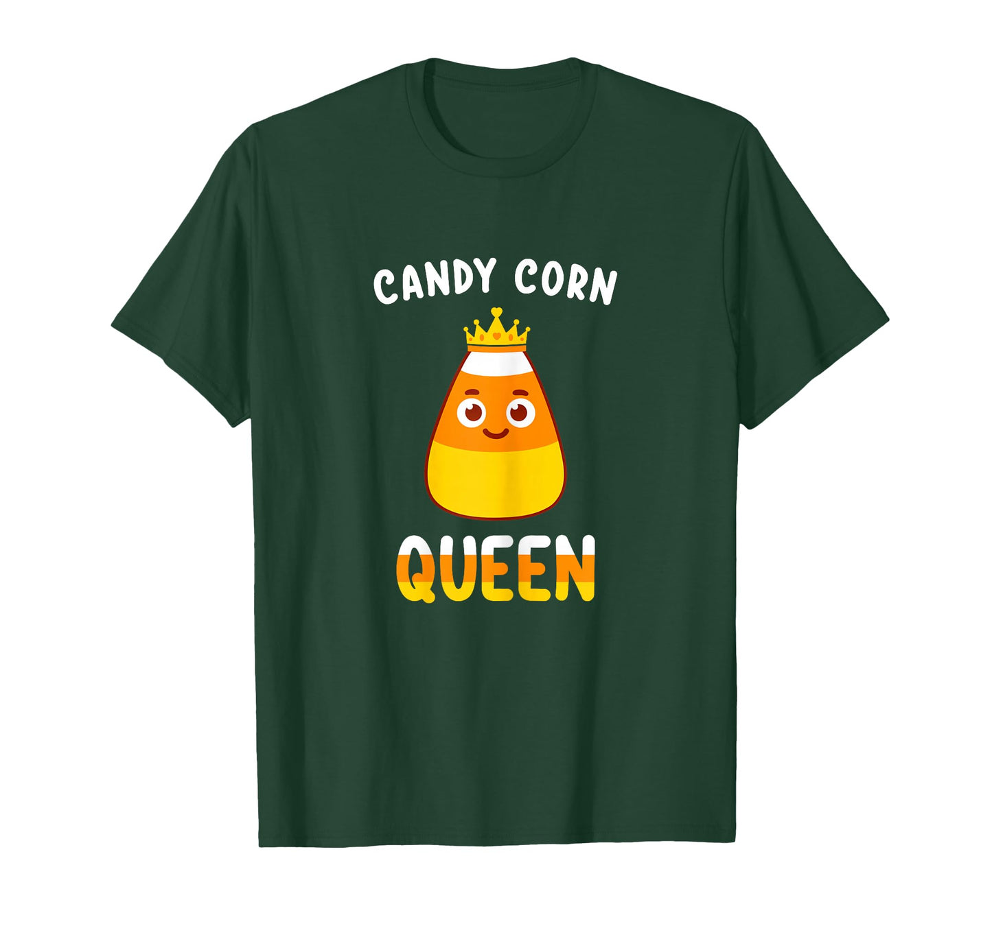 Candy Corn Queen Cute Halloween Kawaii Crown for Girls Kids T-Shirt