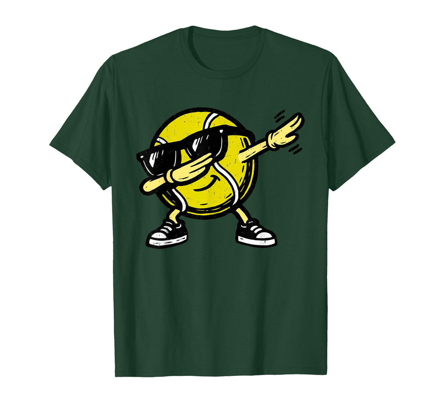Dabbing Tennis Ball Funny Sport Player Dab Dance Racket Game T-Shirt