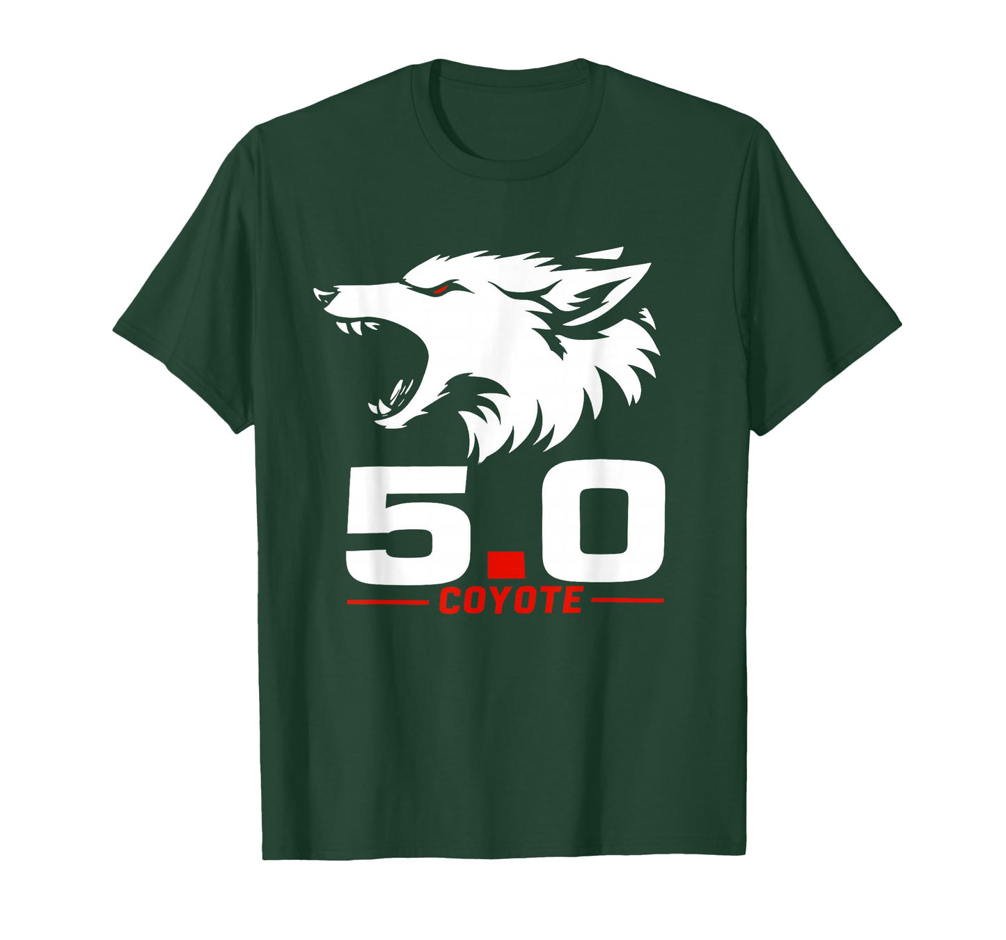 5.0 Coyote Distressed Gift Idea For Adorable Animals Lovers T-Shirt