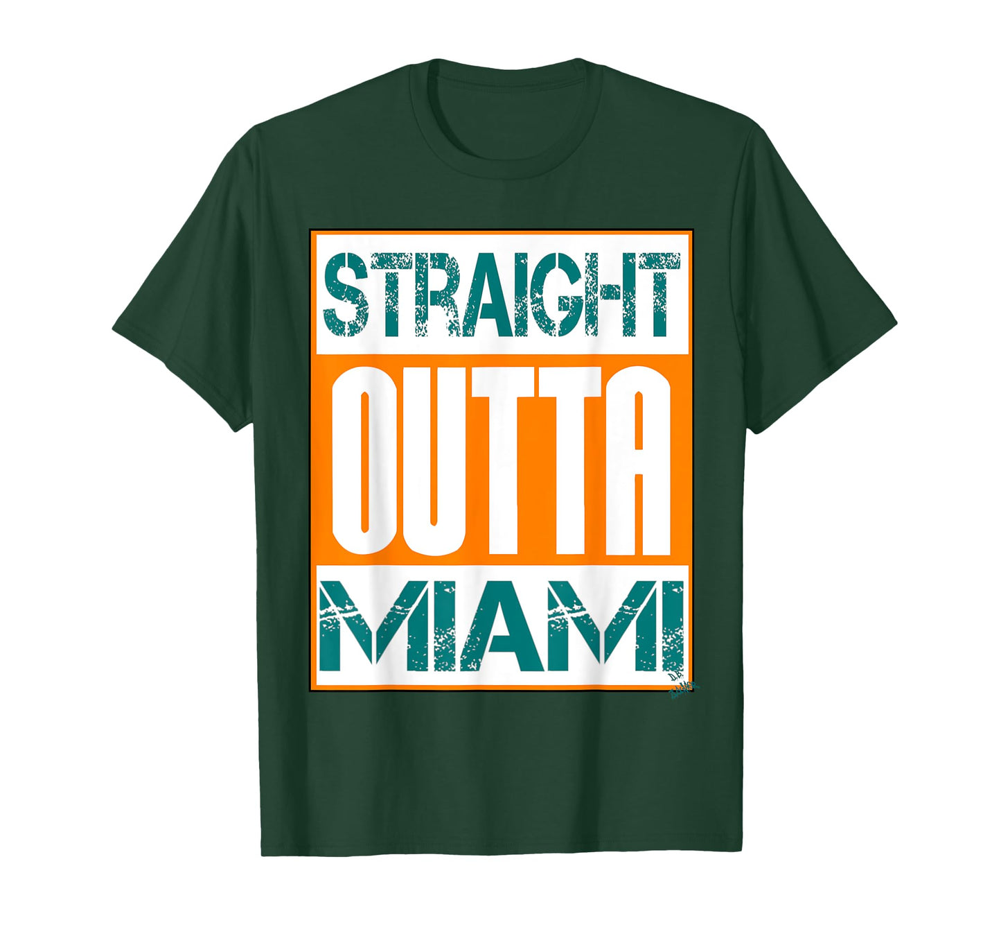 Miami shirt hip hop - city name - straight outta Miami T-Shirt