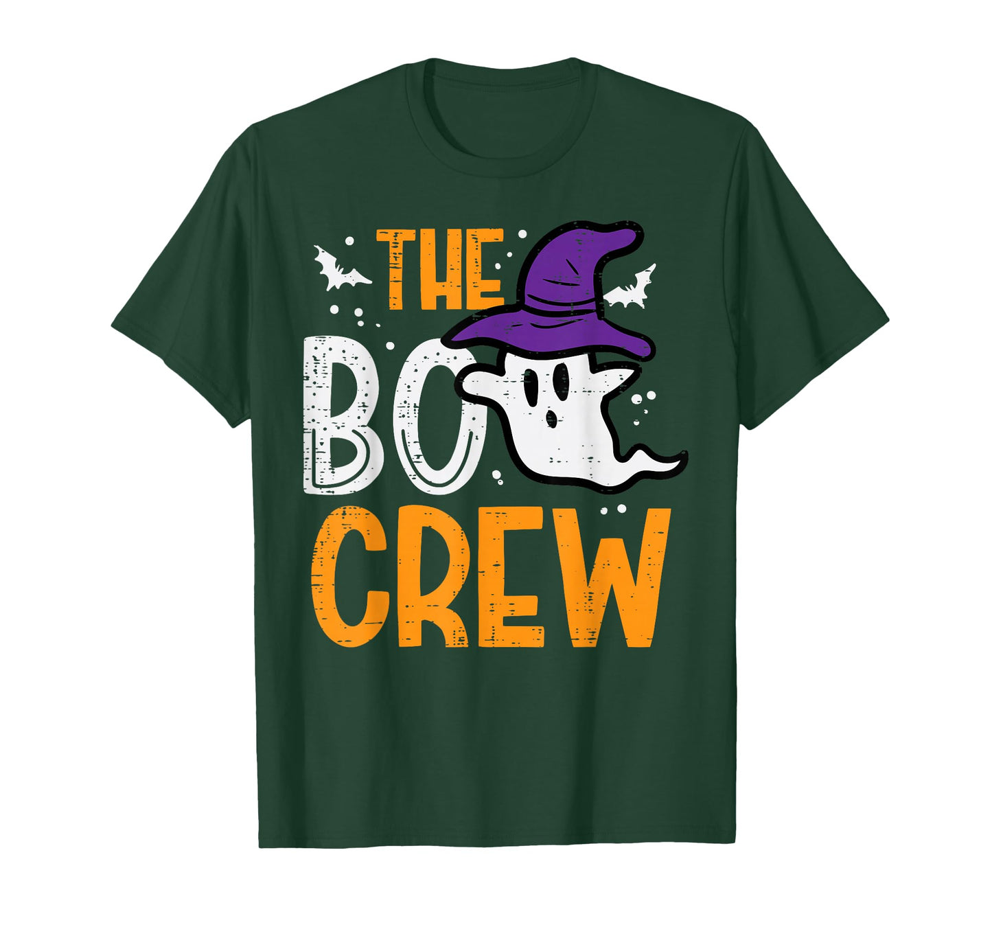 Halloween Ghost The Boo Crew Costume Matching Women Kids Men T-Shirt
