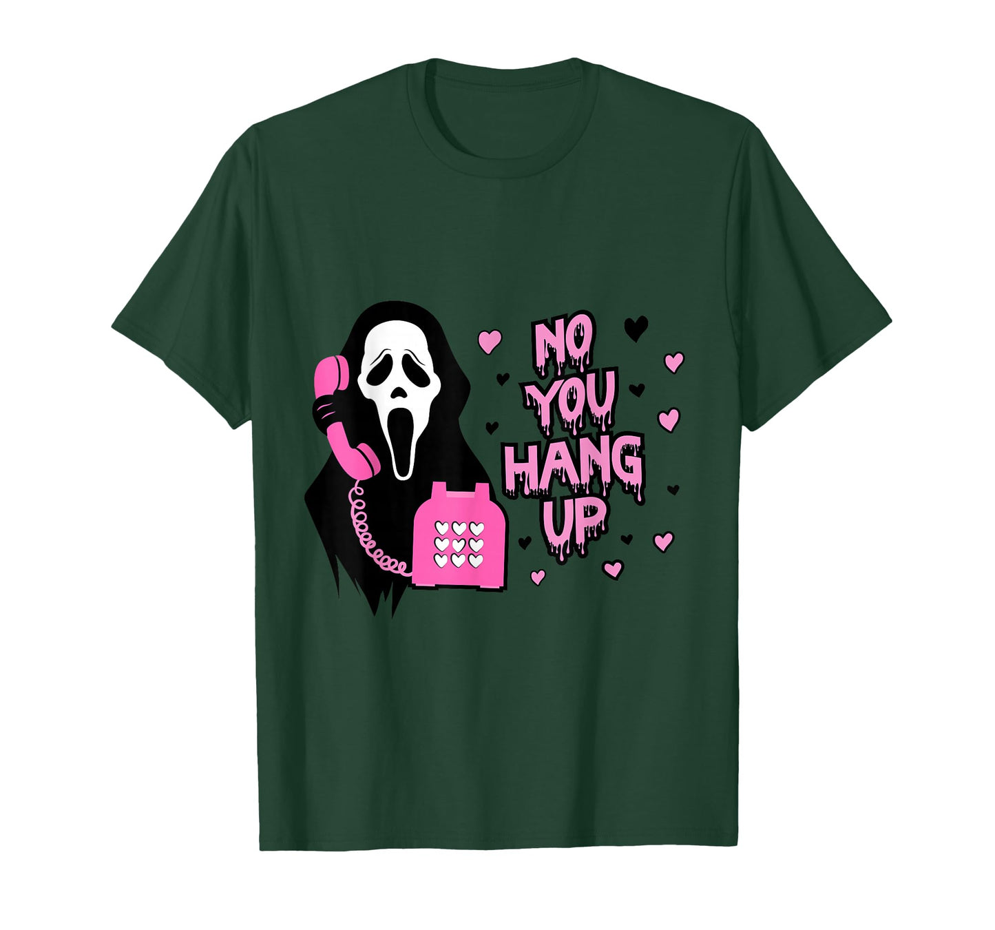 No You Hang Up Cute Playful Romantic Conversation Quote T-Shirt